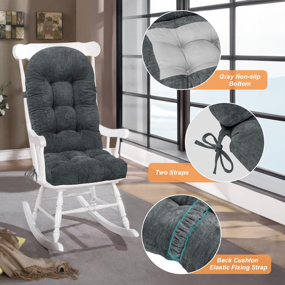 ROFIEJOX Rocking Chair Cushion side view