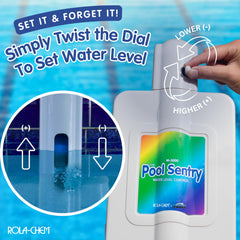 Rola-Chem M-3000 Pool Sentry adjustable float valve close-up