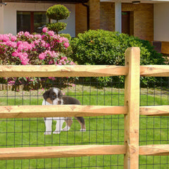 Roll of FOREHOGAR black vinyl coated welded wire fence