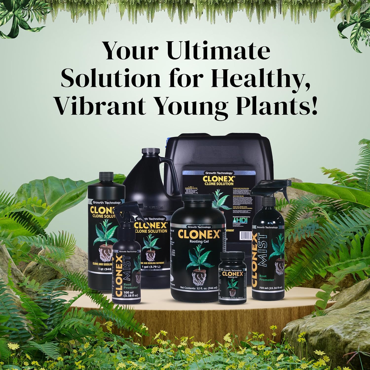 Root Riot Starter Cubes in use with seedlings