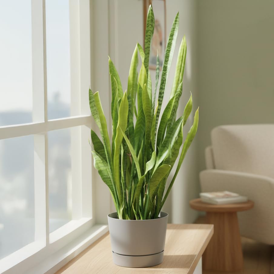 Root & Vessel Majestic pot side view showing drainage tray