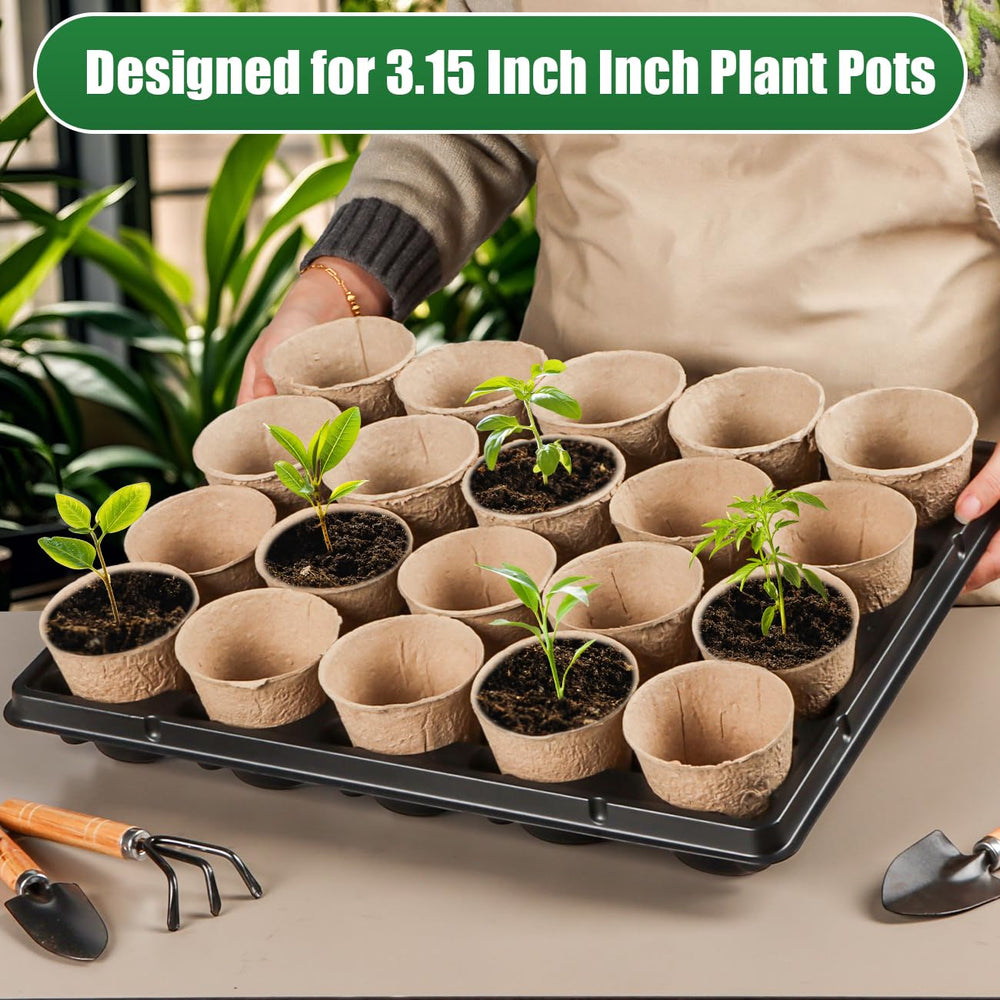 RooTrimmer 20 Cell Plant Tray in a garden setting