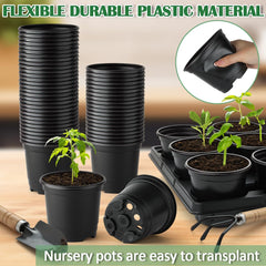 RooTrimmer 4 inch pots showing drainage hole design