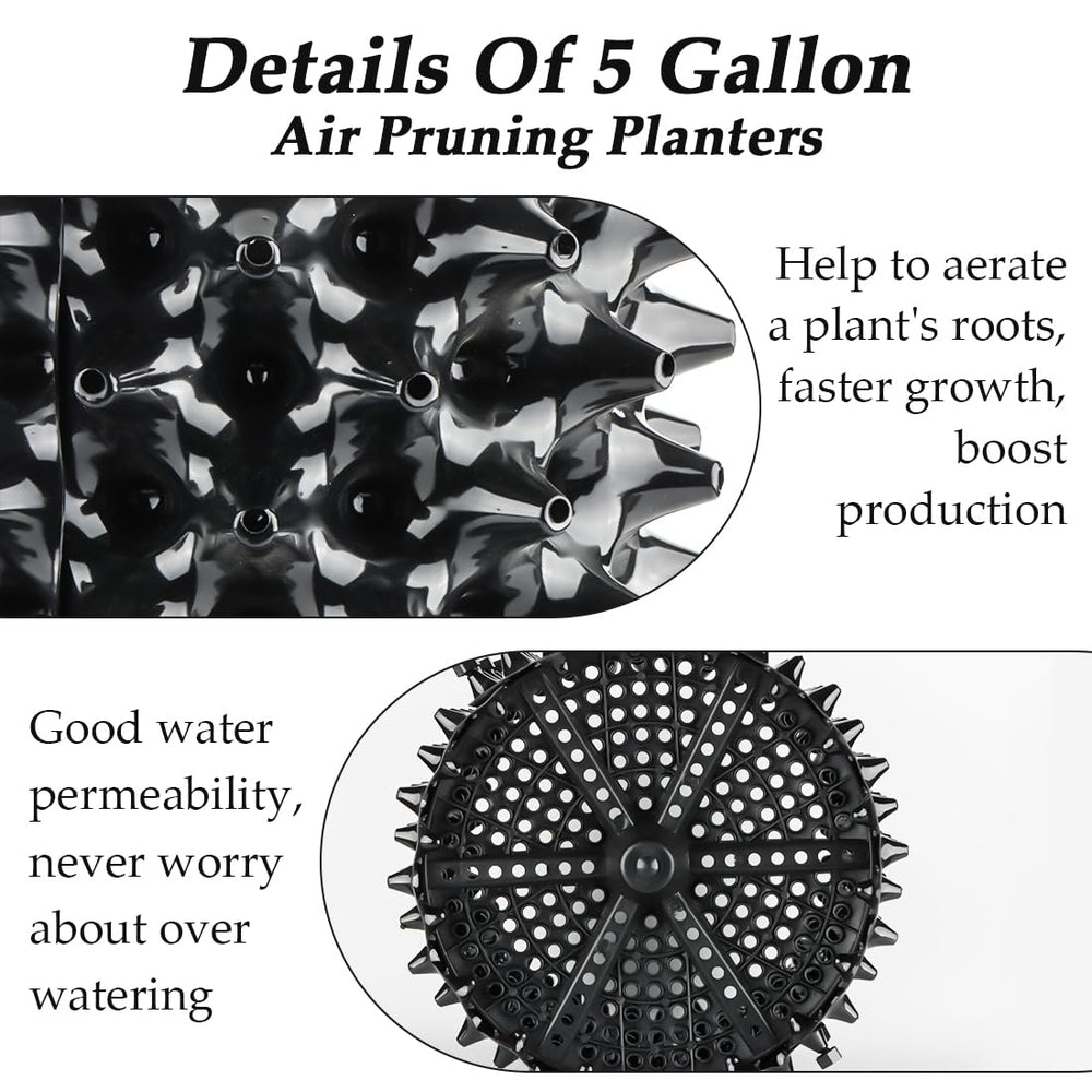 RooTrimmer Air Pruning Planters 5 Gallon included sheets and screws