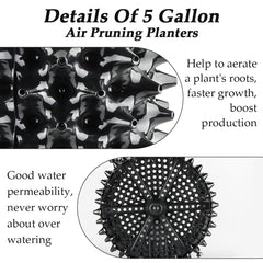 RooTrimmer Air Pruning Planters 5 Gallon included sheets and screws