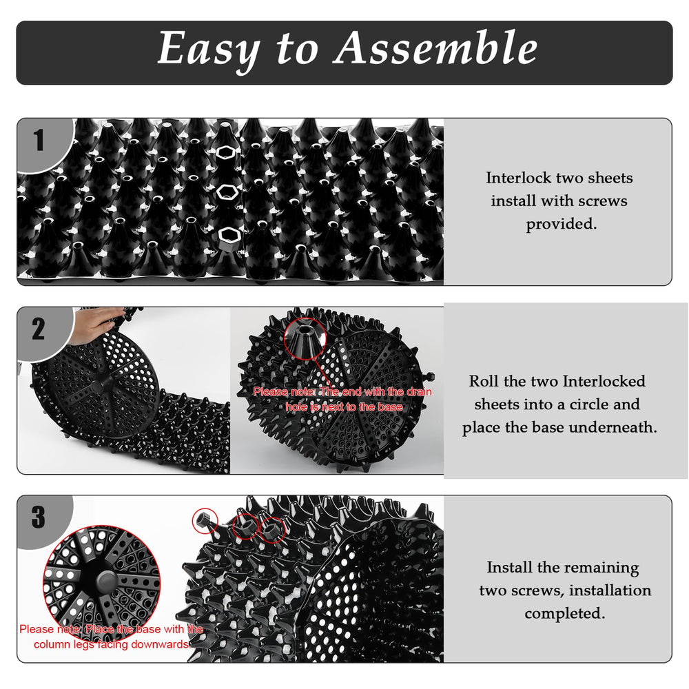 RooTrimmer Air Pruning Planters 5 Gallon showing drainage holes
