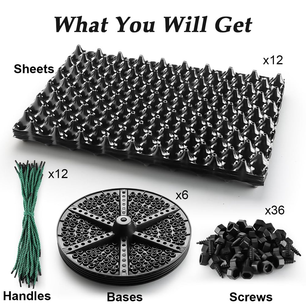 RooTrimmer Air Pruning Planters in garden setting