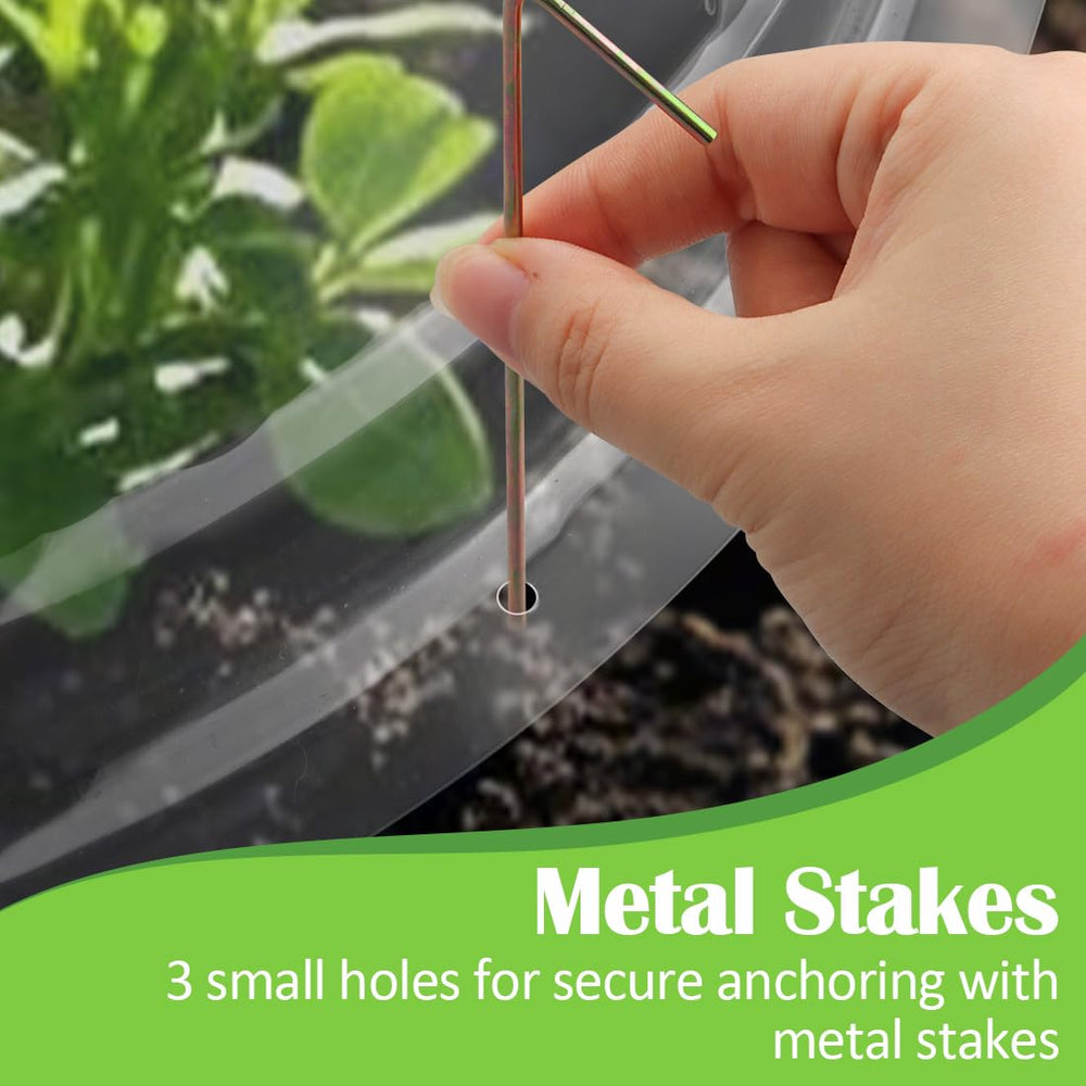 RooTrimmer Garden Cloches demonstrating durability and flexibility