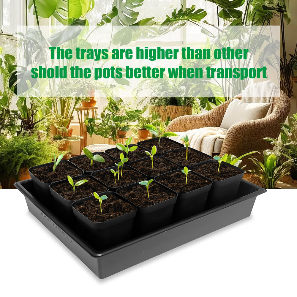RooTrimmer nursery pots in a gardening setup