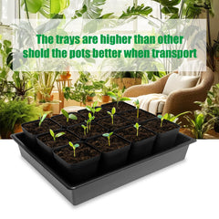 RooTrimmer nursery pots in a gardening setup