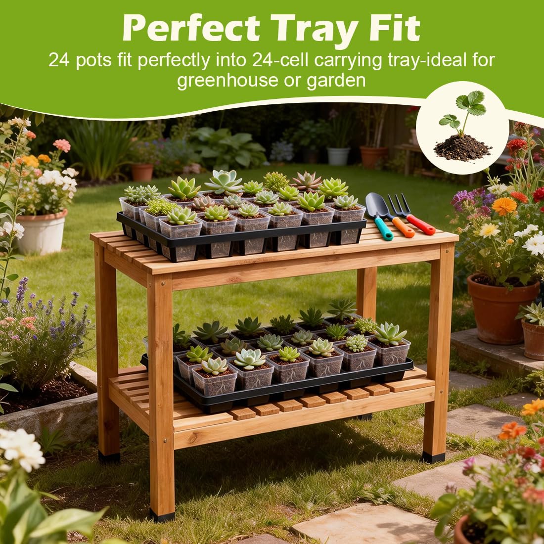 RooTrimmer nursery pots showing drainage holes