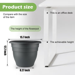RooTrimmer plant pot on a garden patio