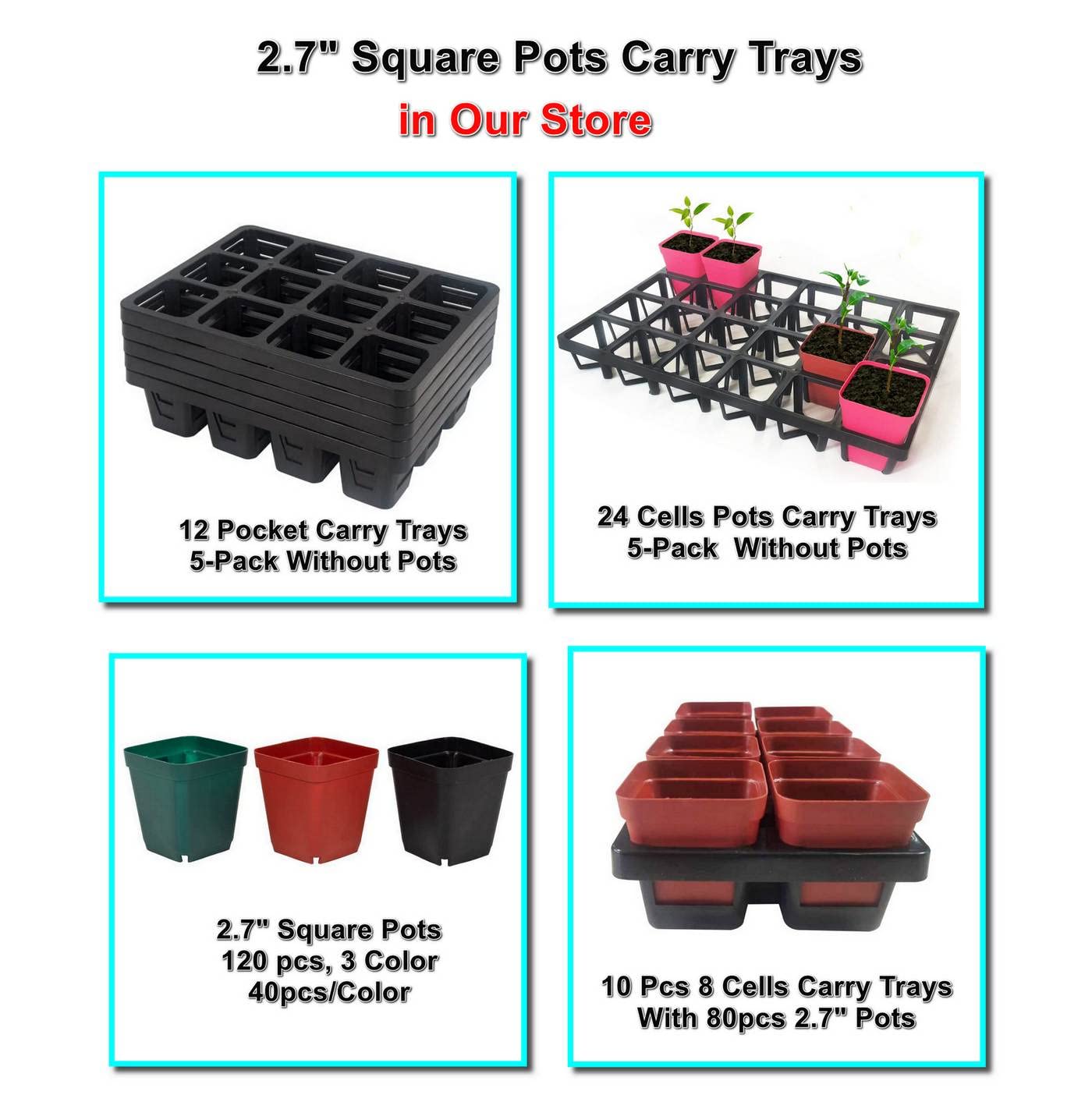 RooTrimmer Plant Tray packaging with product details