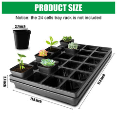 RooTrimmer potting tray in use for seed starting