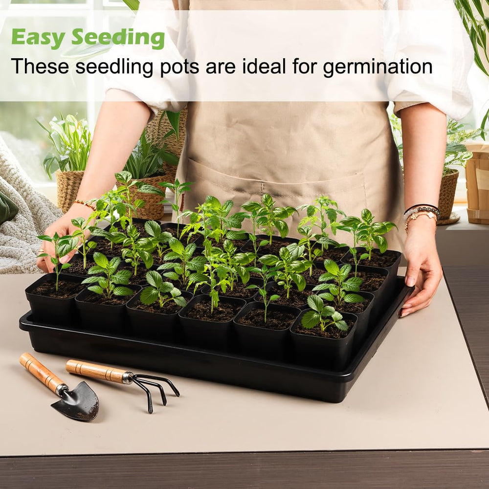 RooTrimmer seed trays holding pots for easy transportation
