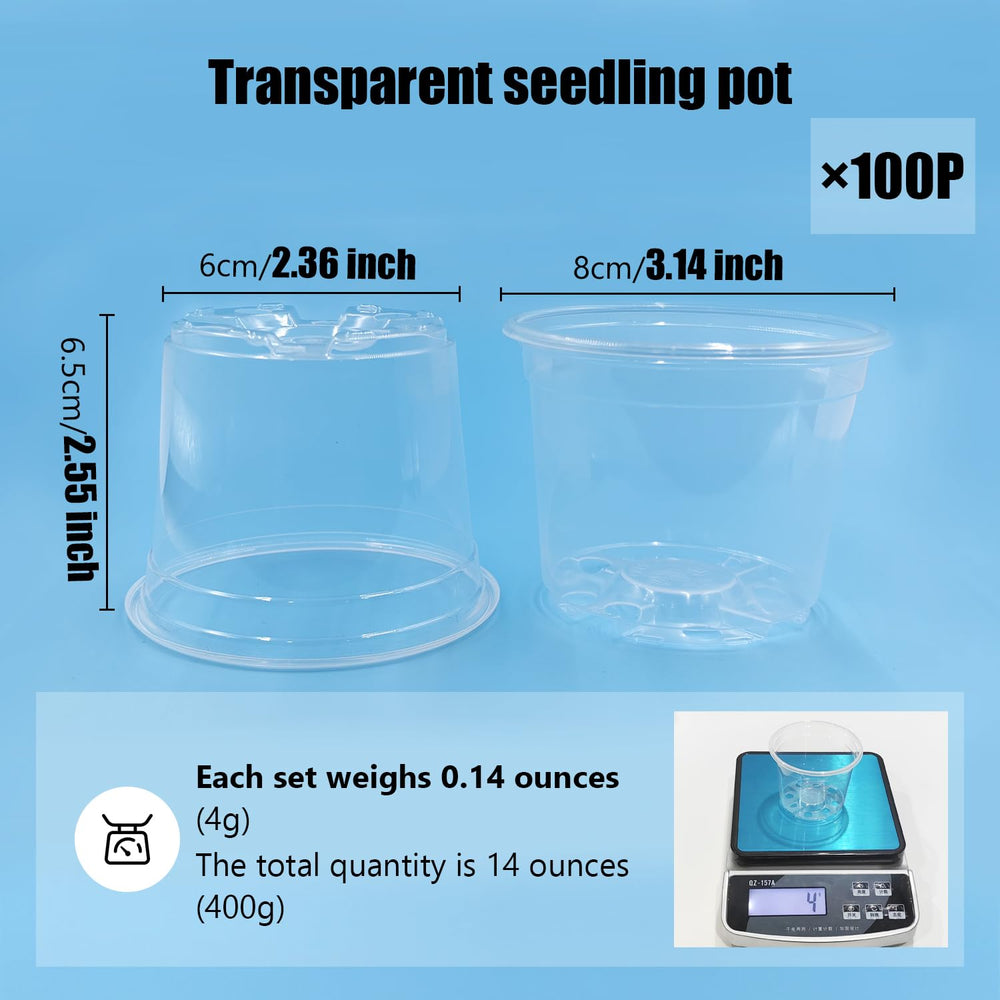 RooTrimmer seedling pots showing drainage holes