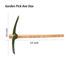 rosyquarz Forged Pick Axe detachable handle close-up
