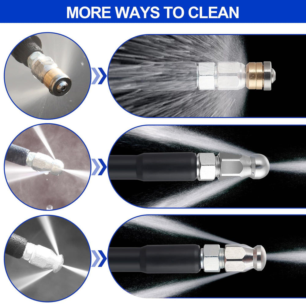 Rotating nozzle for effective cleaning