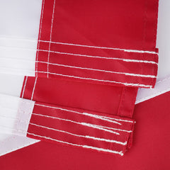 ROTERDON flag showing bright red and blue colours