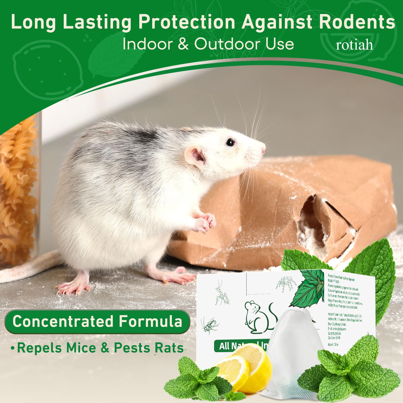 ROTIAH Pest Rodent Repellent usage in an RV