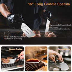 Round cast iron burger press from Leonyo kit
