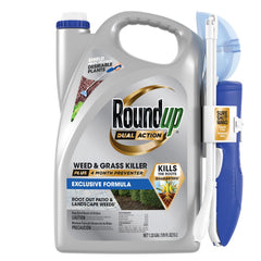 Roundup Dual Action Weed & Grass Killer 1.33 gal bottle with wand
