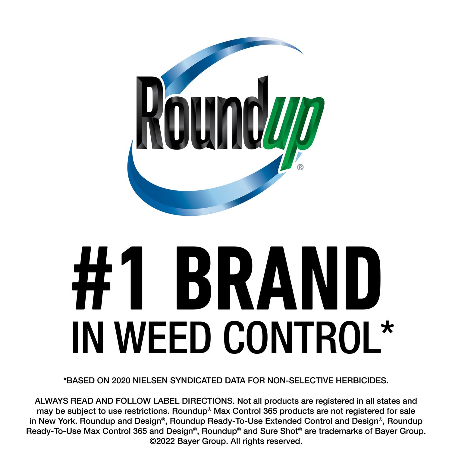 Roundup Weed Barrier Granules being sprinkled around plants