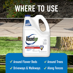Roundup Weed & Grass Killer₄ Refill packaging details