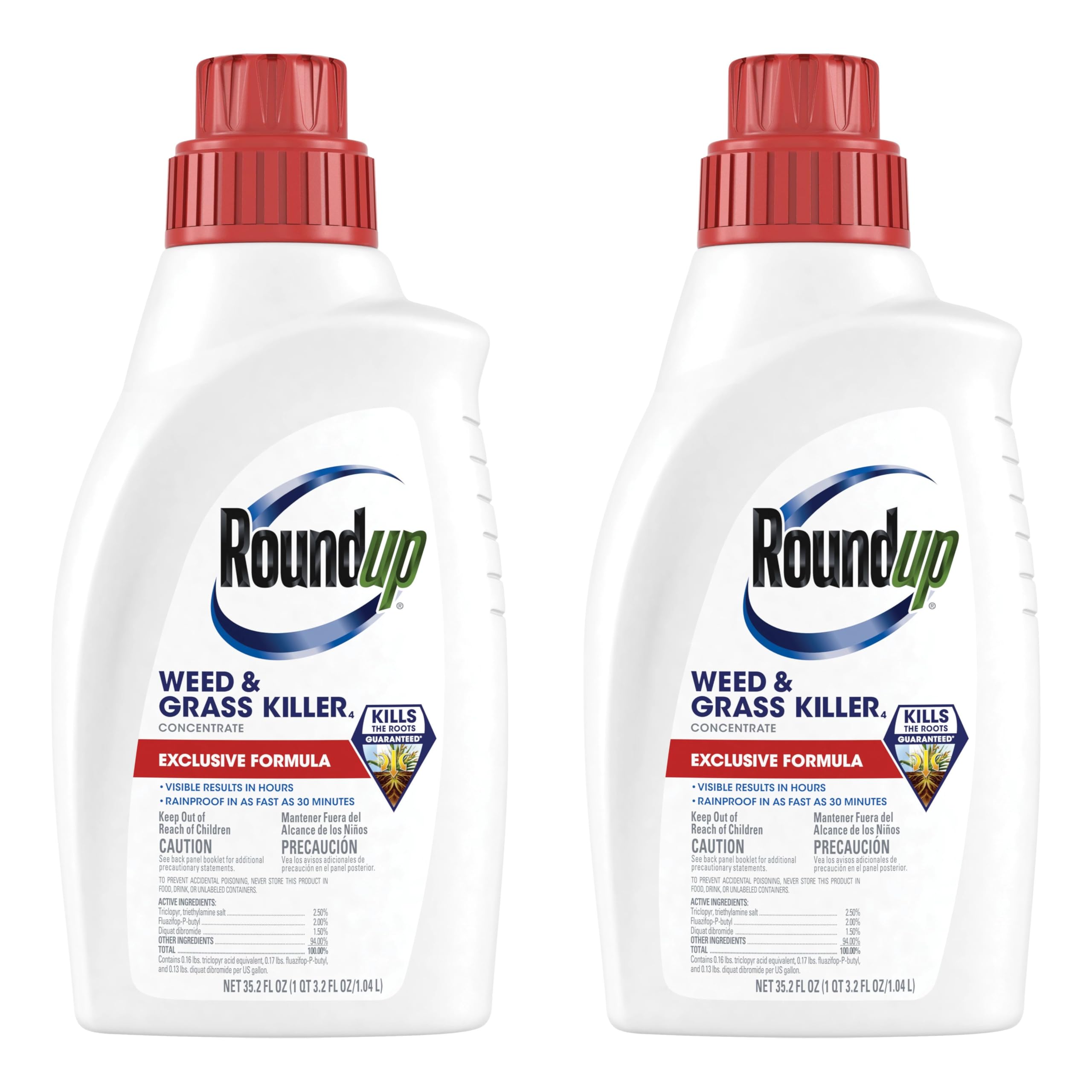 Roundup Weed & Grass Killer4 Concentrate 35.2 fl. oz. front view