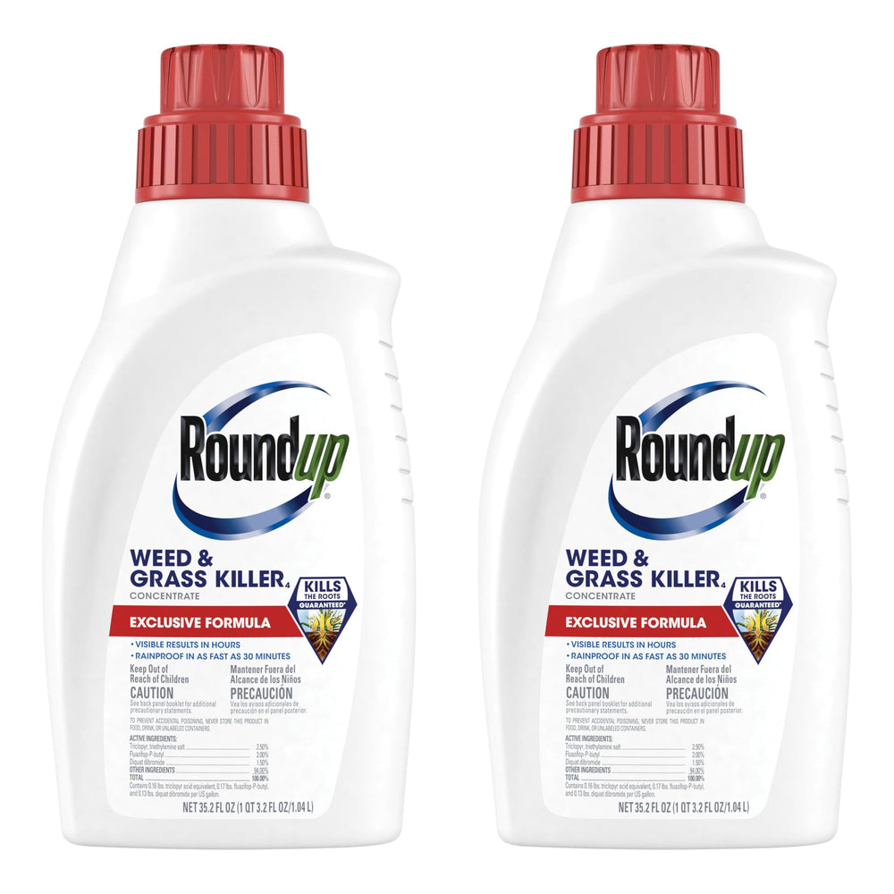 Roundup Weed & Grass Killer4 Concentrate 35.2 fl. oz. front view