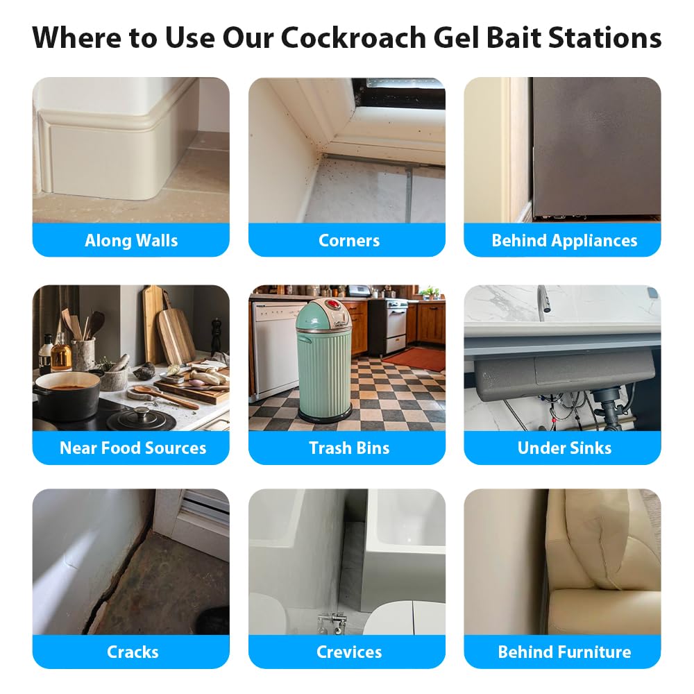 ROUTADE Roach Killer Gel Bait Station instructions