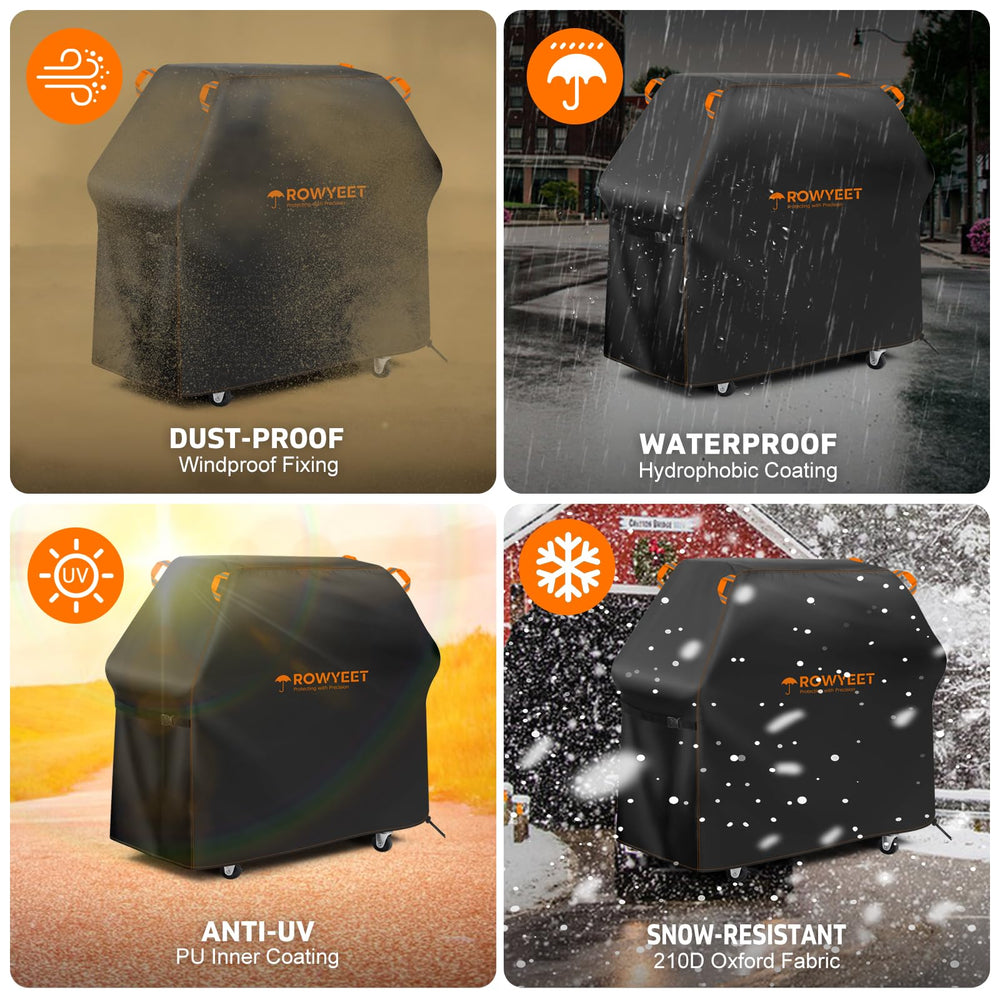 ROWYEET Grill Cover packaging dimensions and weight