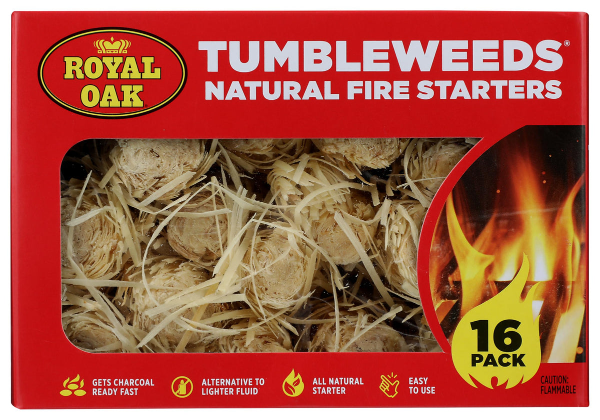Royal Oak Tumbleweed 0.75-lb red charcoal lighting pellets front view