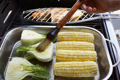 RSVP BBQ Basting Brush showing the hook for storage