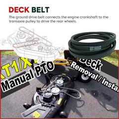 RTPOWER Mower Deck Belt 954-05022A close-up of material