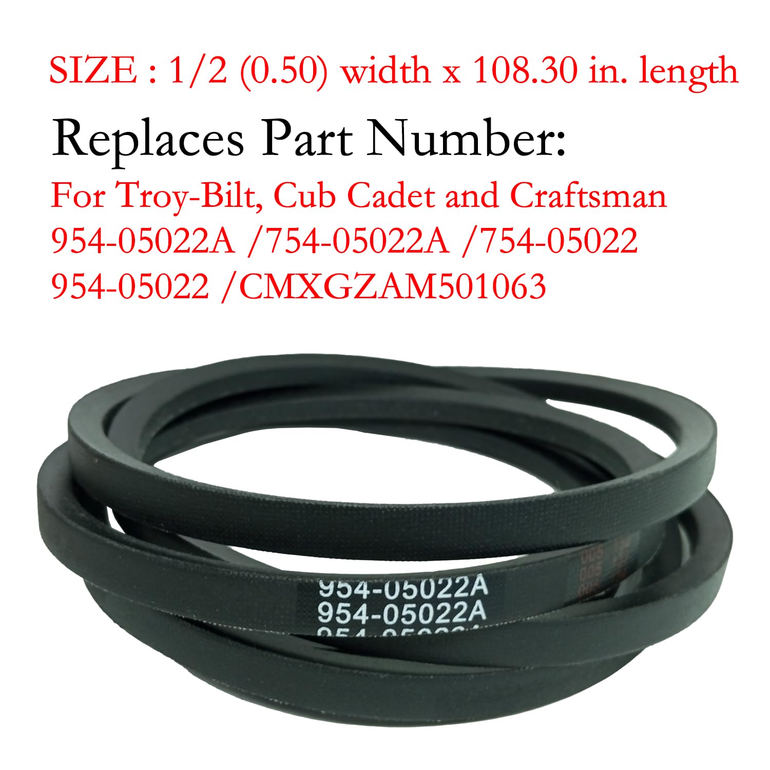 RTPOWER Mower Deck Belt 954-05022A packaging