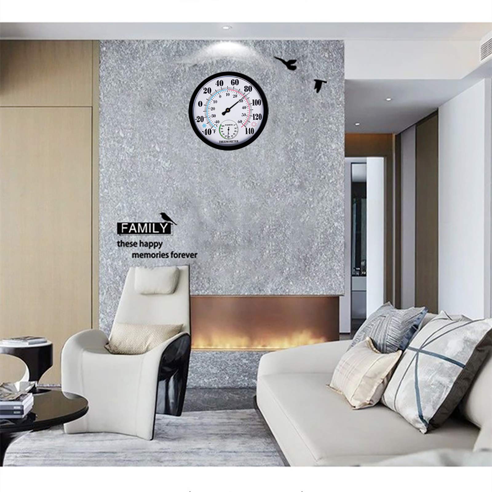 RTWAW thermometer in a home office setting
