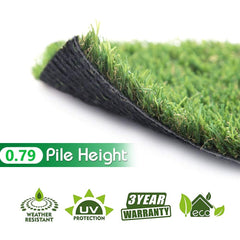 Rubber backing of LITA Artificial Grass with drainage holes