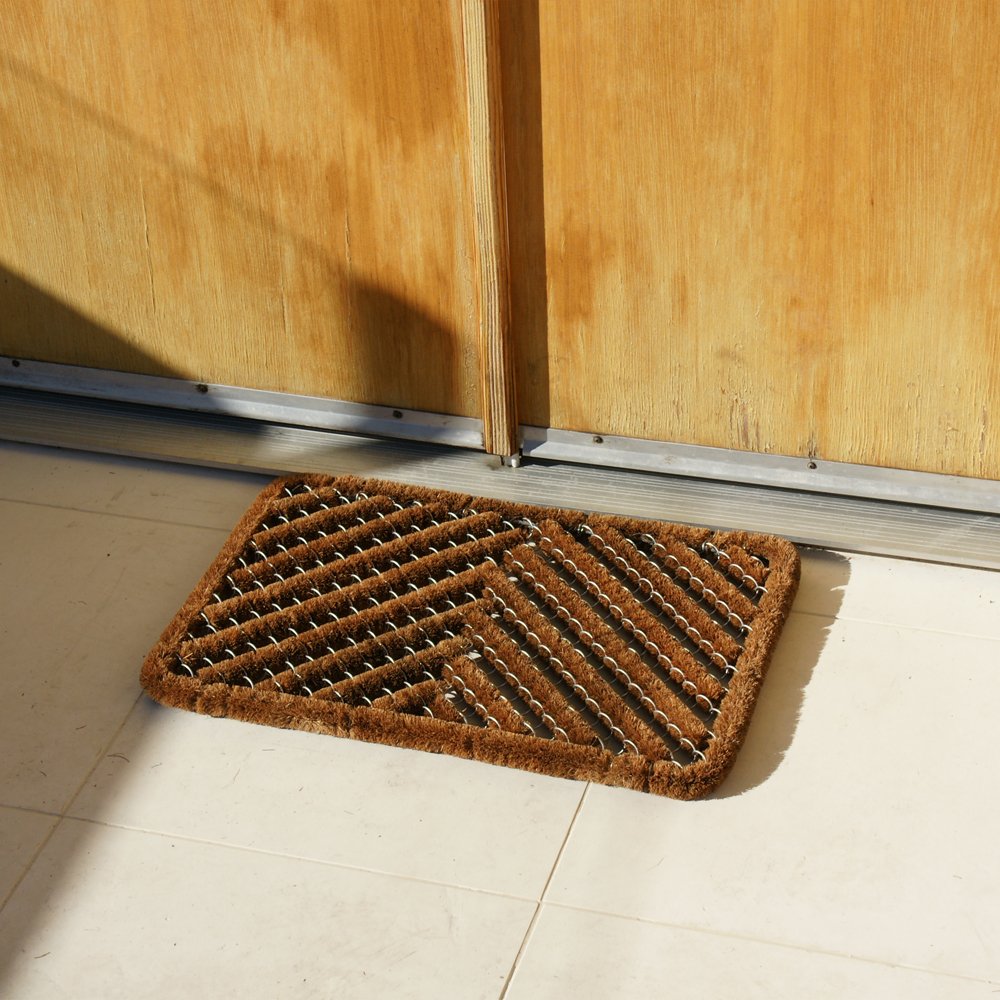 Rubber-Cal Herringbone Door Mat packaging view