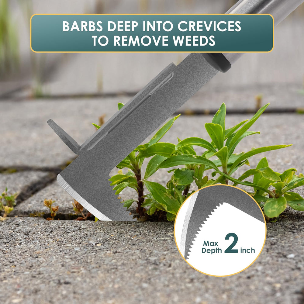 rubber grip handle of BARAYSTUS Crack Weeder