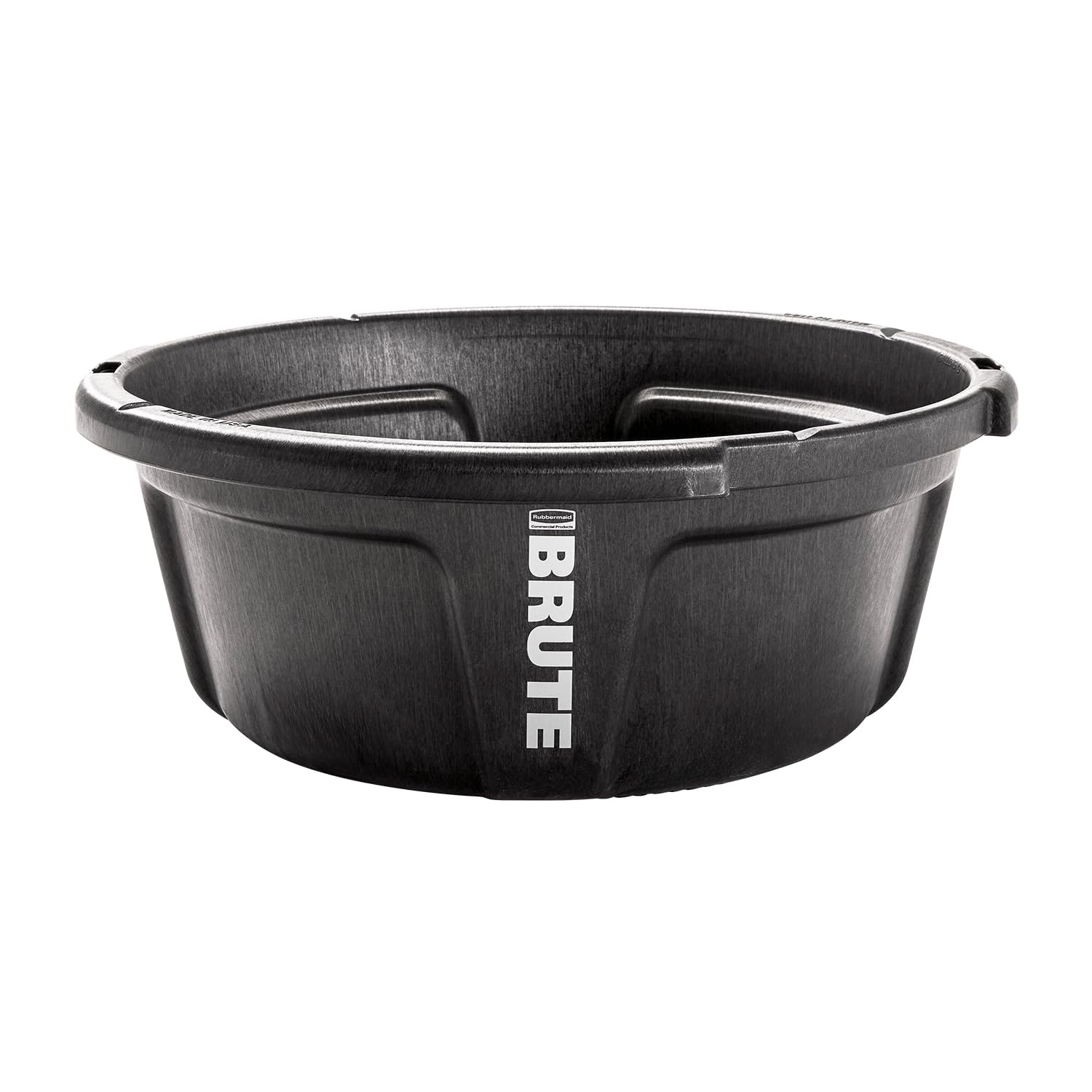 Rubbermaid Brute 6-Gallon Animal Pan Feeder side view