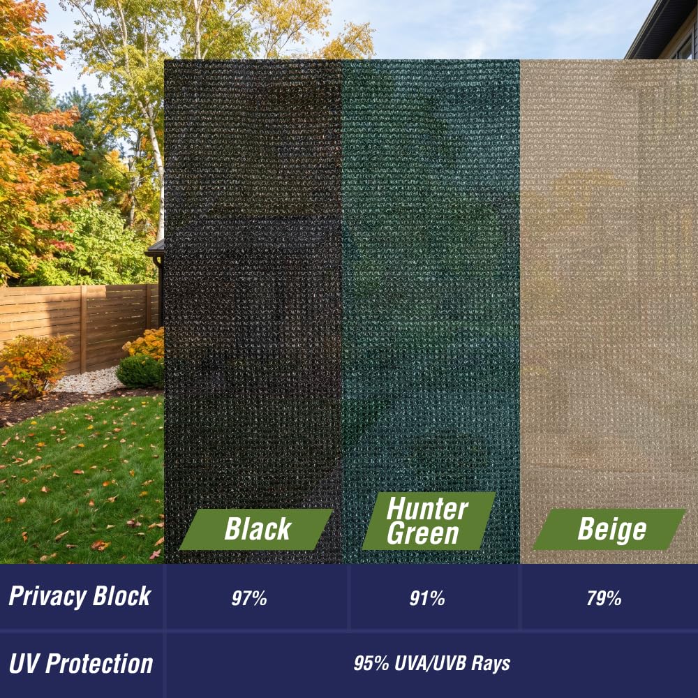 RUGGED RHINO privacy screen blocking wind and debris