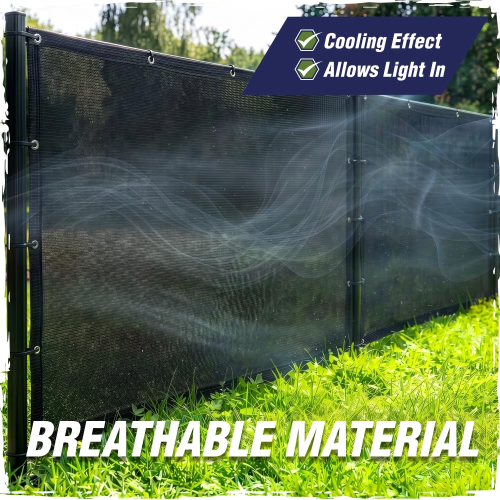 RUGGED RHINO privacy screen dimensions 4x50 ft