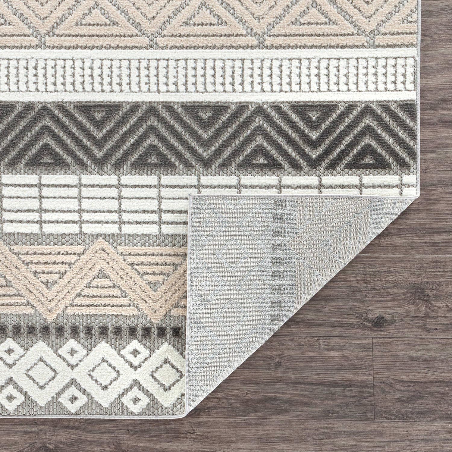 Rugshop Marbella rug grey detail with texture