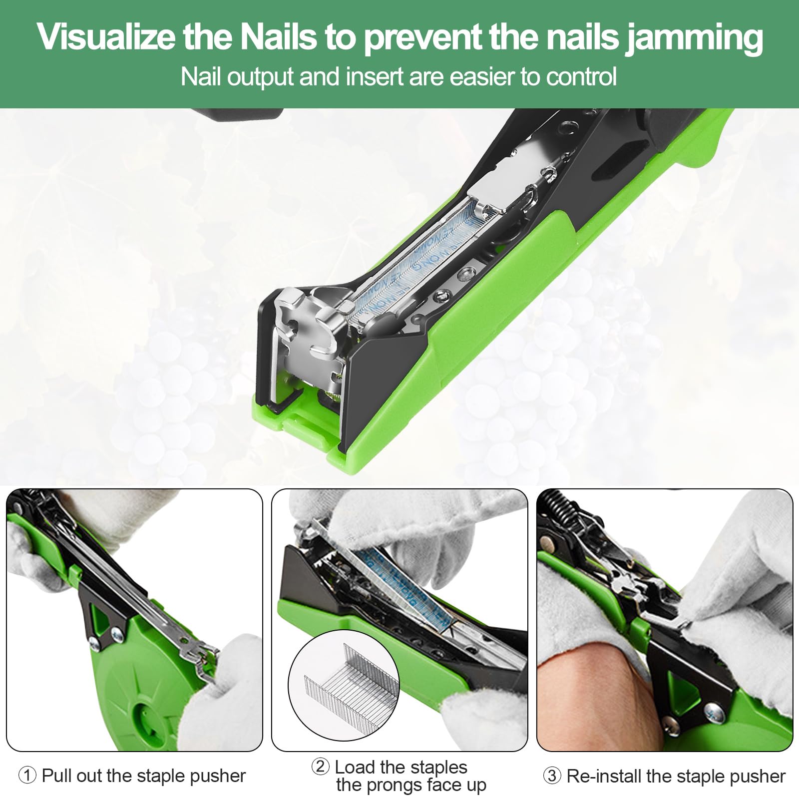 RUKHOOL tying machine in use securing plants