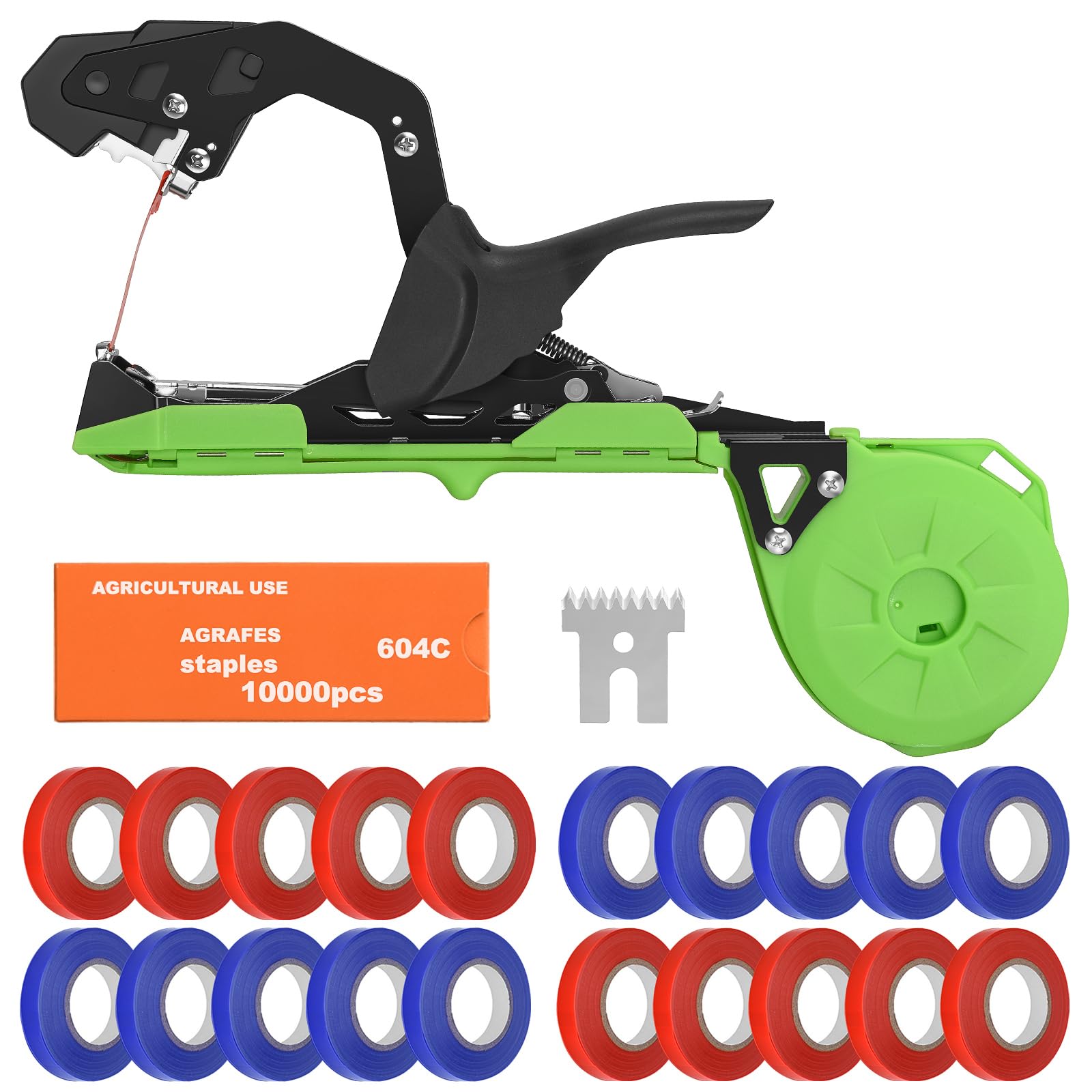 RUKHOOL tying machine with different plant types tied