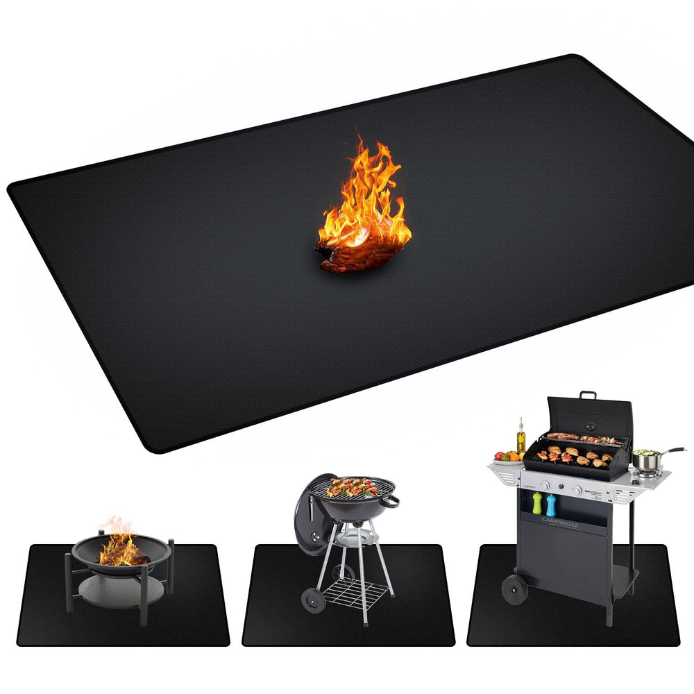 rumlick 75x40 inch Under Grill Mat front view