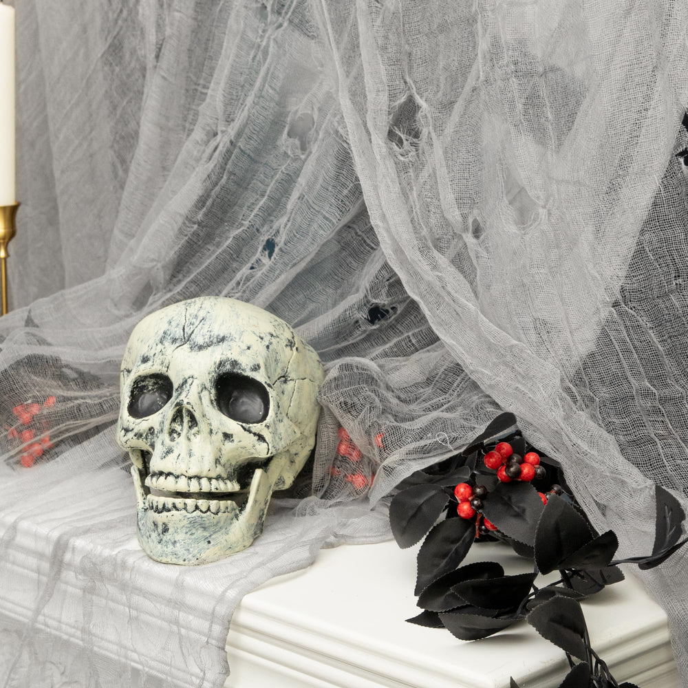RunNico Halloween Creepy Cloth draped in a doorway