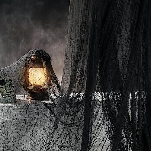 RunNico Halloween Creepy Cloth hanging with spider decorations