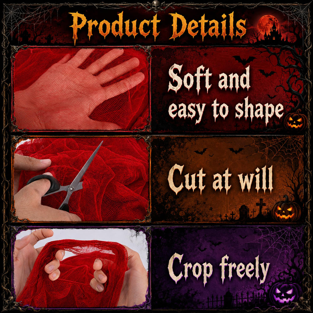 RunNico Halloween gauze hanging from a tree
